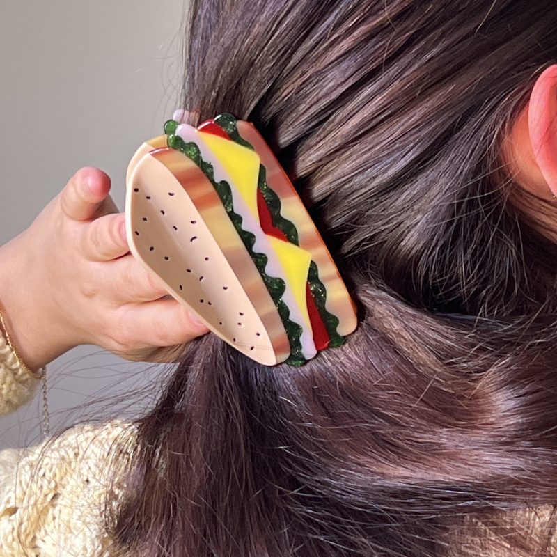 deli sandwich hair claw accessories jenny lemons 482476