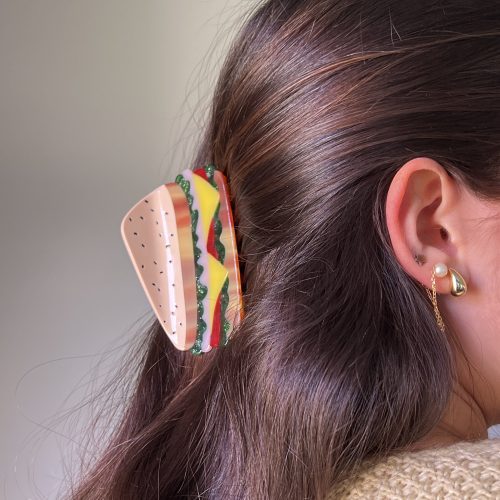 deli sandwich hair claw accessories jenny lemons 606783