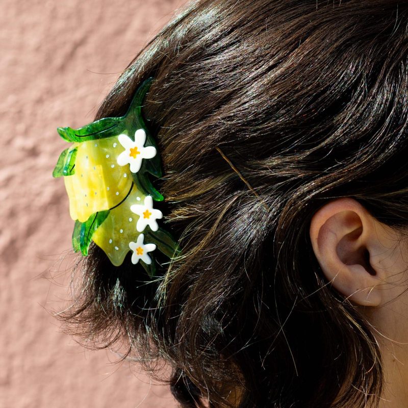 lemon and flowers hair claw accessories jenny lemons 979561