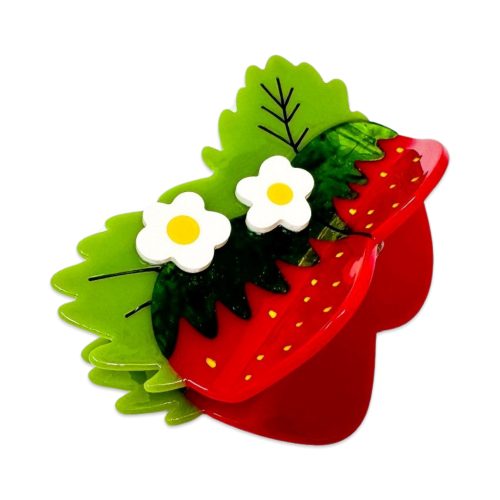 strawberries and flowers hair claw accessories jenny lemons 864805