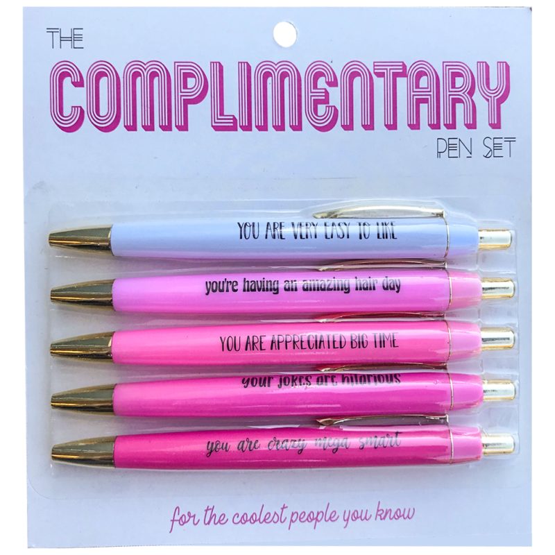 the complimentary pen set 01